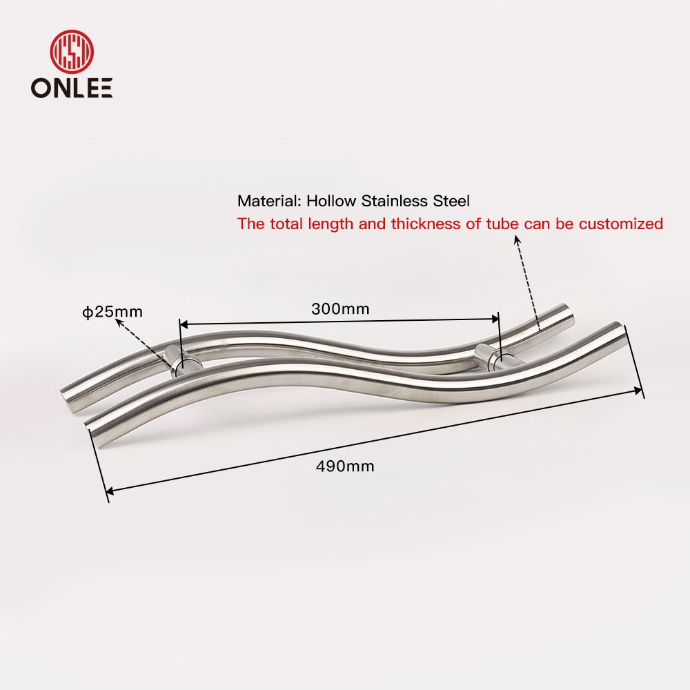 S Type Stainless Steel Big Handle Drawing S Type Stainless Steel Big Handle Drawing
